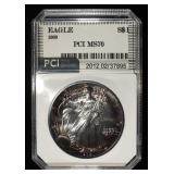 1989 AMERICAN SILVER EAGLE PCI PERFECT GEM BU