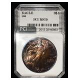 1990 AMERICAN SILVER EAGLE PCI PERFECT GEM BU