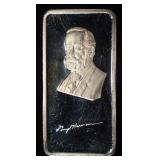 1 OZ .999 SILVER PRESIDENT BAR