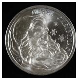 2025 CHRISTMAS 1 OZ .999 SILVER ROUND