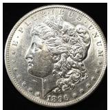 1896-S MORGAN DOLLAR AU