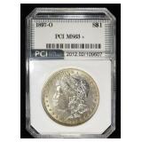 1897-O MORGAN DOLLAR PCI CH BU