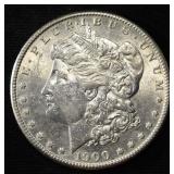 1900-S MORGAN DOLLAR AU/BU
