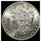 1885-S MORGAN DOLLAR CH BU