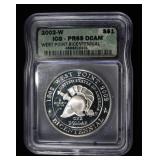 2002-W COMMEM $1 WEST POINT ICG PR69 DCAM