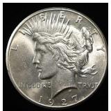 1927 PEACE DOLLAR CH BU