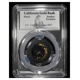 CALIFORNIA GOLD RUSH PINCH SUNKEN TREASURE