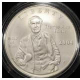 2004-P $1 COMMEM THOMAS ALVA EDISON