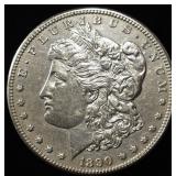 1890-CC MORGAN DOLLAR AU/BU