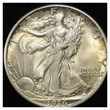 1936-D WALKING LIBERTY 50C VERY CH ORIG UNC