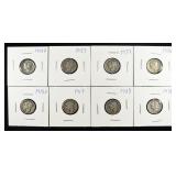 (8) MERCURY DIMES