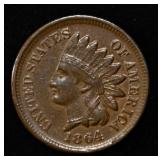 1864 INDIAN CENT XF