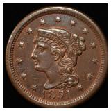 1851 LARGE CENT AU