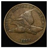 1858 FLYING EAGLE CENT AU