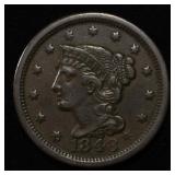 1848 LARGE CENT XF/AU