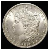 1880 MORGAN DOLLAR GEM BU