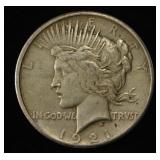 1921 PEACE DOLLAR