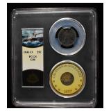 1841-O SEATED LIBERTY QUARTER PCGS G-6 SHIPWRECK