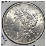 1881 MORGAN DOLLAR GEM BU