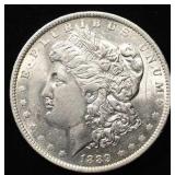 1889-O MORGAN DOLLAR AU/BU