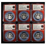 (6) 2025-S CLAD IDA B. WELLS 25C NGC PF69