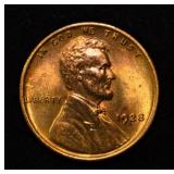 1928 LINCOLN CENT CH/GEM BU RD