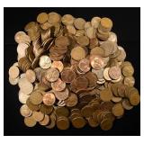 (500) WHEAT CENTS MIXED DATES