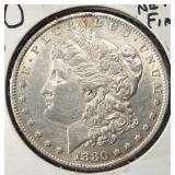 1880-O MORGAN DOLLAR XF-F