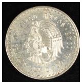 1948 MEXICO 5 PESOS 90% SILVER