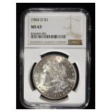 1904-O MORGAN DOLLAR NGC MS63