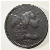 1794 LARGE CENT FINE, CORROSION