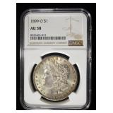1899-O MORGAN DOLLAR NGC AU58