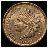 1859 INDIAN CENT BU