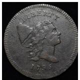 1795 HALF CENT XF