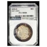 1878-S MORGAN DOLLAR PCI SUPERB GEM BU DMPL