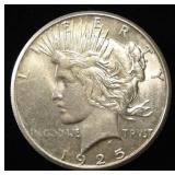 1925-S PEACE DOLLAR CH BU