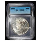 1925 PEACE DOLLAR ICG MS65