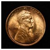 1909 VDB LINCOLN CENT GEM BU RB