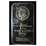 5 OZ .999 SILVER BAR