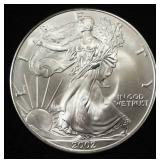 2002 AMERICAN SILVER EAGLE