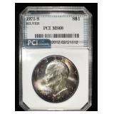 1971-S SILVER EISENHOWER DOLLAR PCI SUPERB GEM+ BU