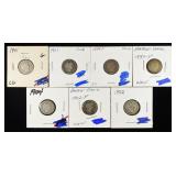 (7) BARBER DIMES
