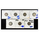 (7) BARBER DIMES