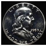1959 FRANKLIN HALF DOLLAR