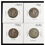 1928-P,D&S & 1929-S STANDING LIBERTY QUARTERS
