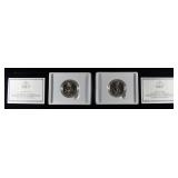 (2) 2008 BALD EAGLE HALF DOLLAR COMMEMS