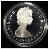 1985 $1 CANADIAN .500 SILVER DOLLAR