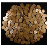 (500) WHEAT CENTS: MIXED DATES
