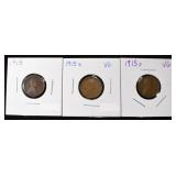 1915-P,D&S WHEAT CENTS