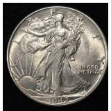 1942 WALKING LIBERTY HALF DOLLAR BU